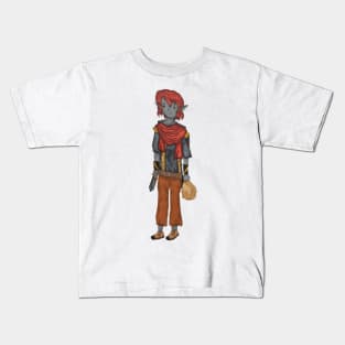 Character design poster thief Kids T-Shirt